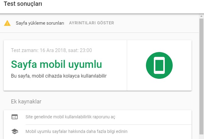 Mobil Uyumluluk