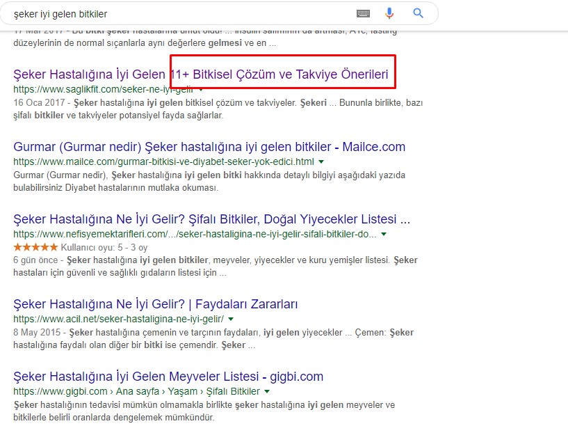 SEO Başlık