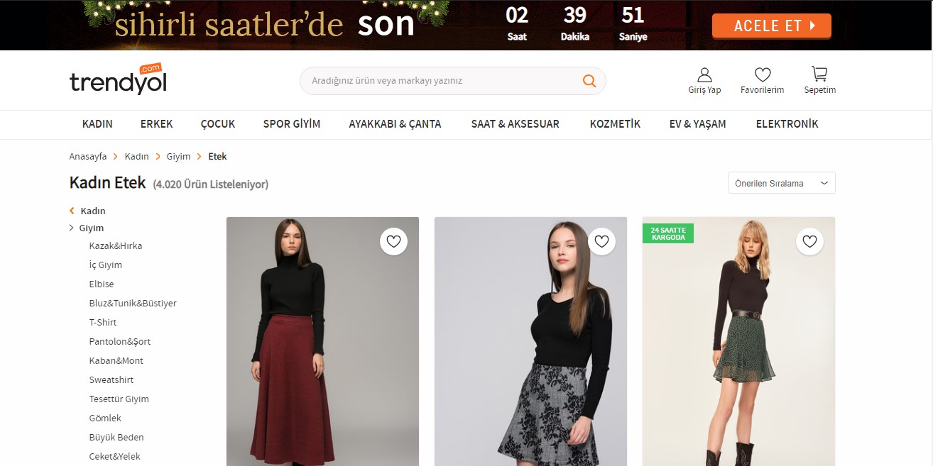 Trendyol SEO içeriği