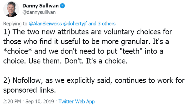 Google Gelen Eleştirilere Yanıt Veriyor