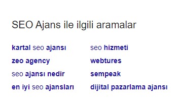 Google Önerileri Anahtar Kelime