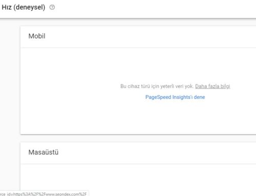 Google Search Console’a Sayfa Hız Raporu Geldi
